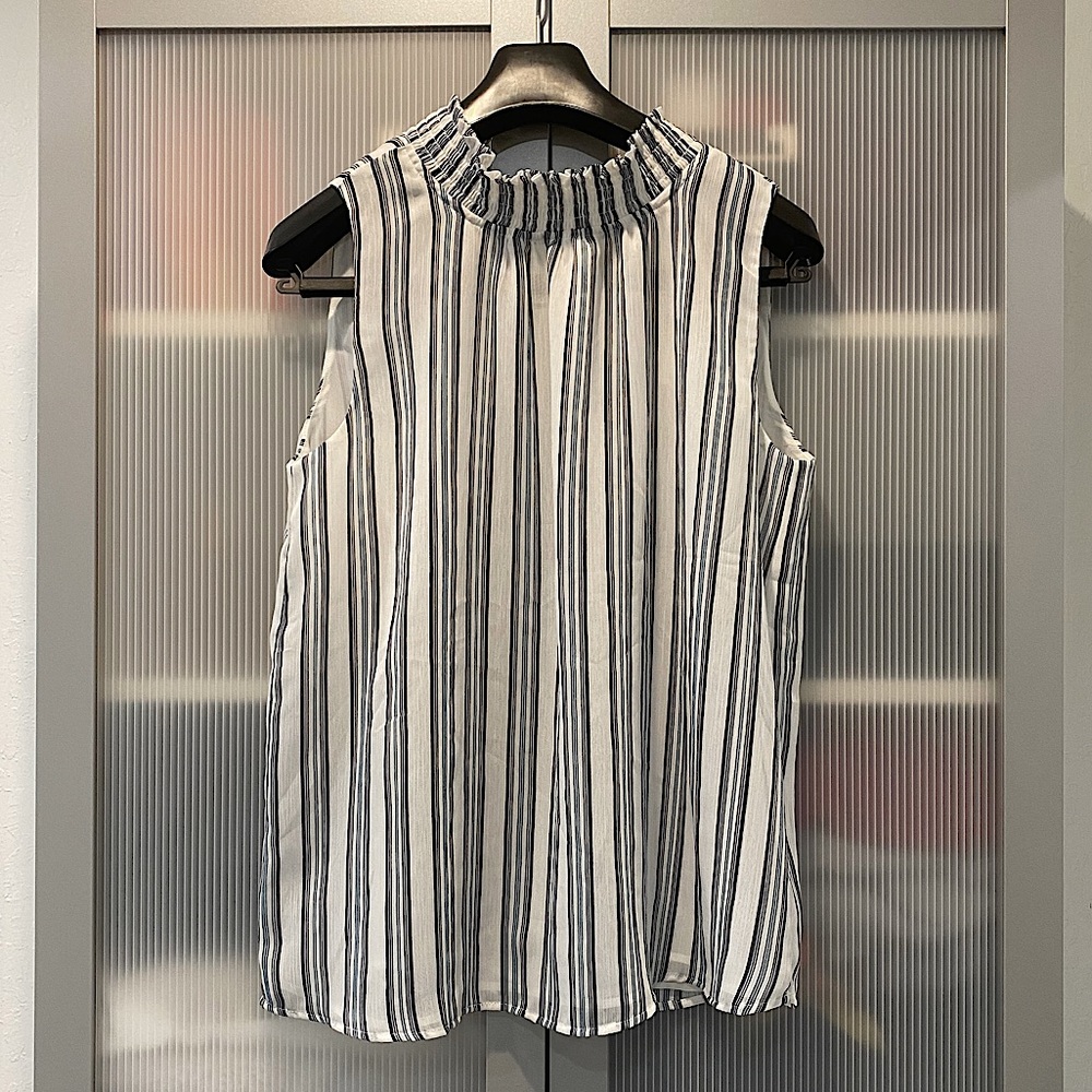 Ann Taylor Factory Striped Blouse - Picture 1 of 7
